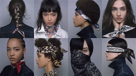 how to wear dior scarf